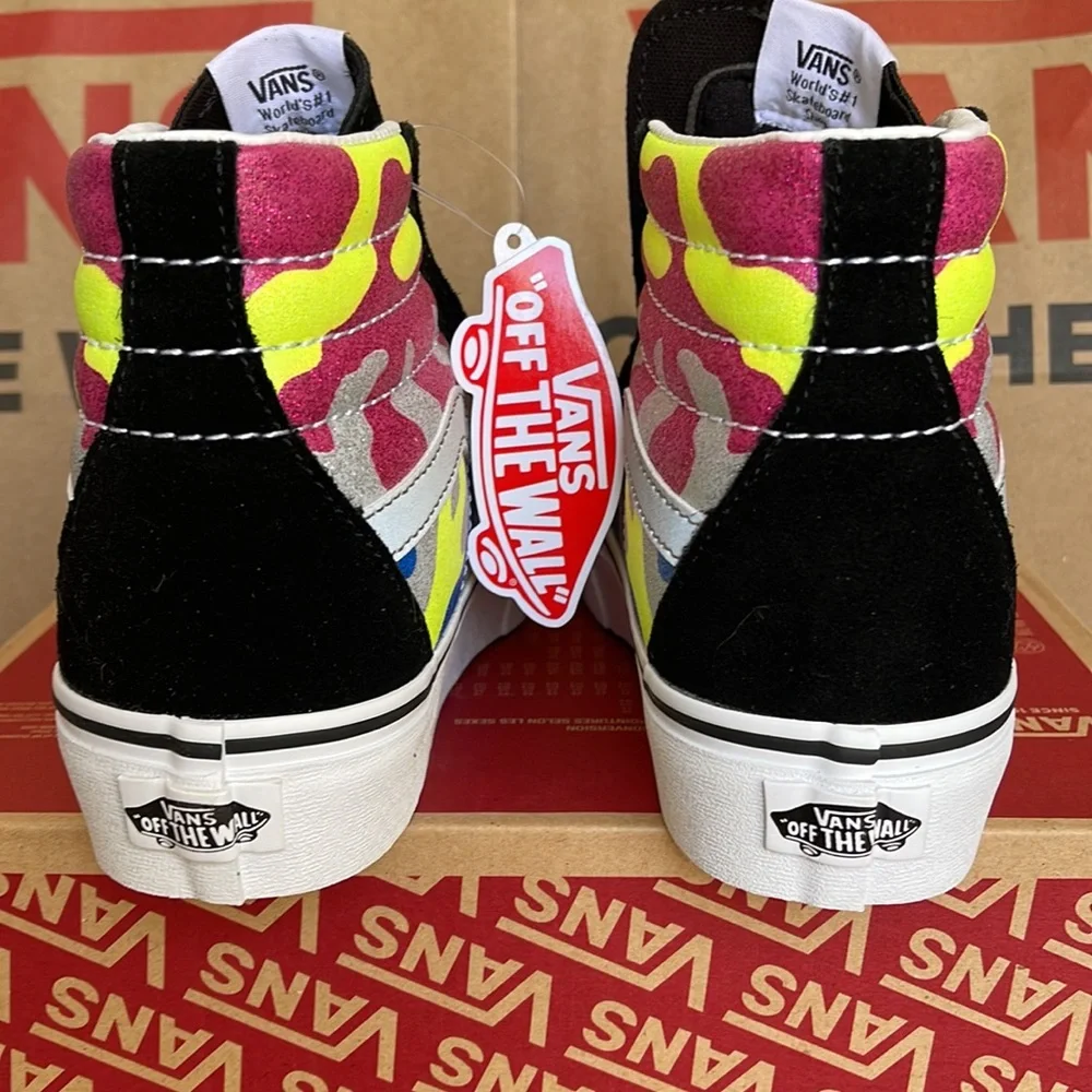 Vans Sk8-Hi Platform 2 After Dark Camo/True White WMNS